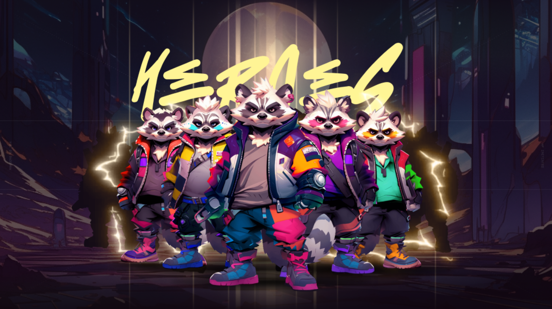 Rakoon Heroes Banner